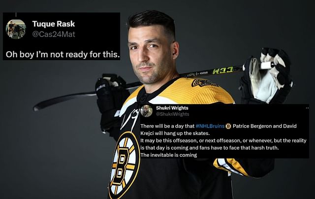 Boston Bruins fans heartbroken at Patrice Bergeron