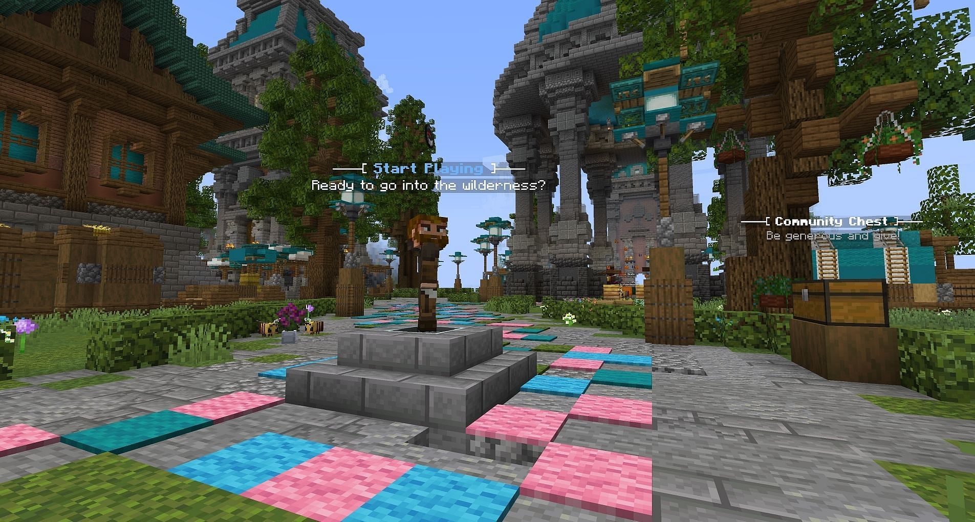 CraftYourTown is one of the top Minecraft towny destinations (Image via Mojang)