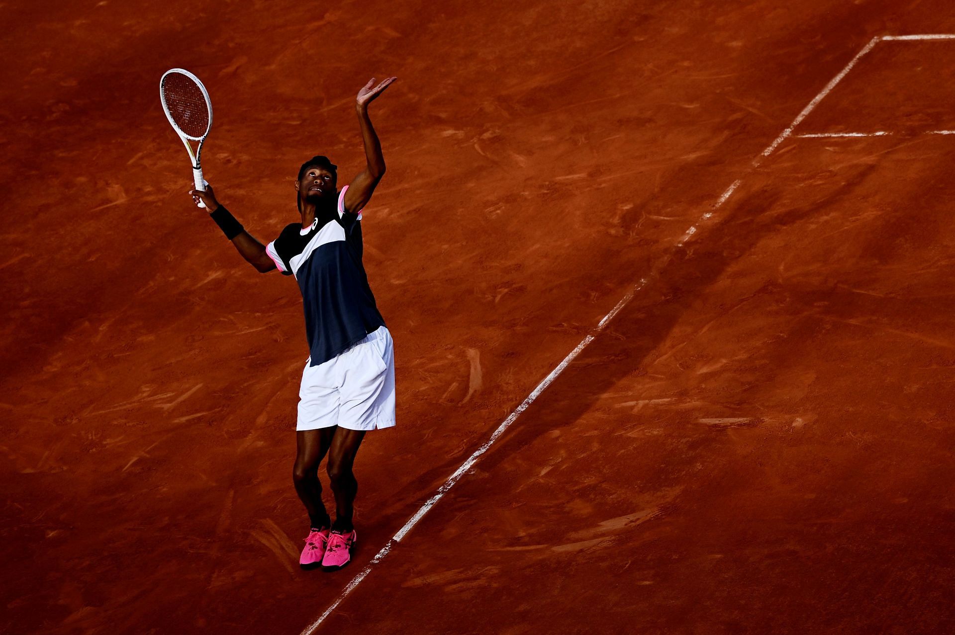Christopher Eubanks at the 2023 French Open.