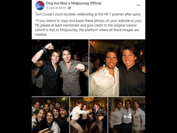 Tom Cruise Fact Check Is The Viral Tom Cruise Body Doubles Picture Real Social Media Post