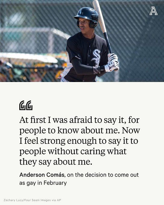 White Sox Minor Leaguer Anderson Comas Announces He Is Gay - The New York  Times