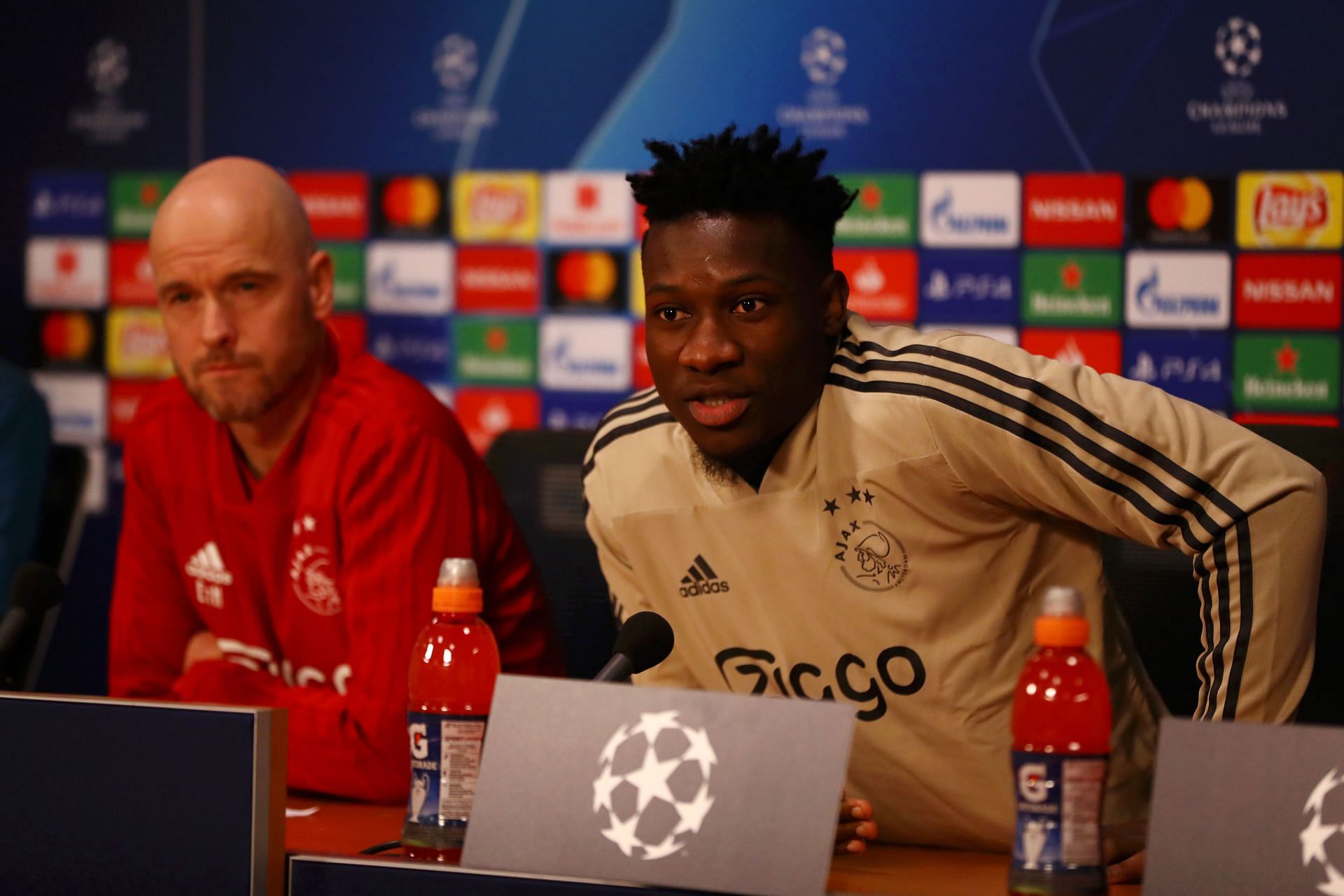 Ten Hag could be reunited with Onana (right) this summer.