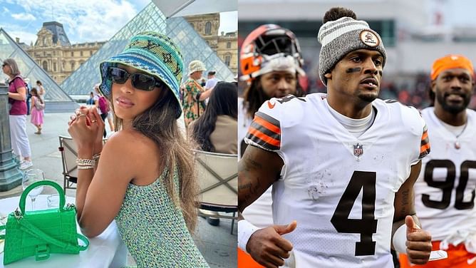 IN PHOTOS: Deshaun Watson, girlfriend Jilly Anais light up Paris in offseason vacay