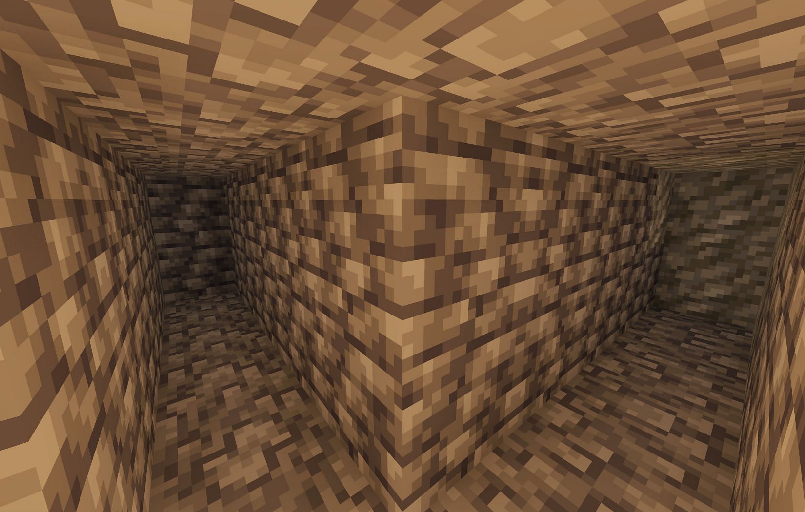 Use branch mining to expose more surfaces (Image via Mojang)