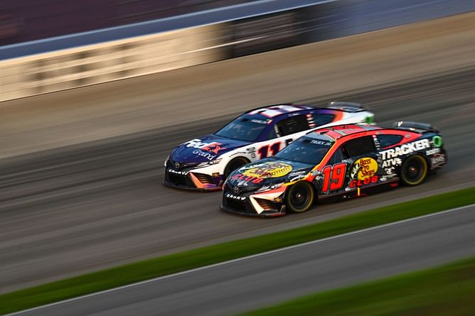 “We saw some great three-wide racing”: Denny Hamlin reacts to NASCAR’s Nashville race