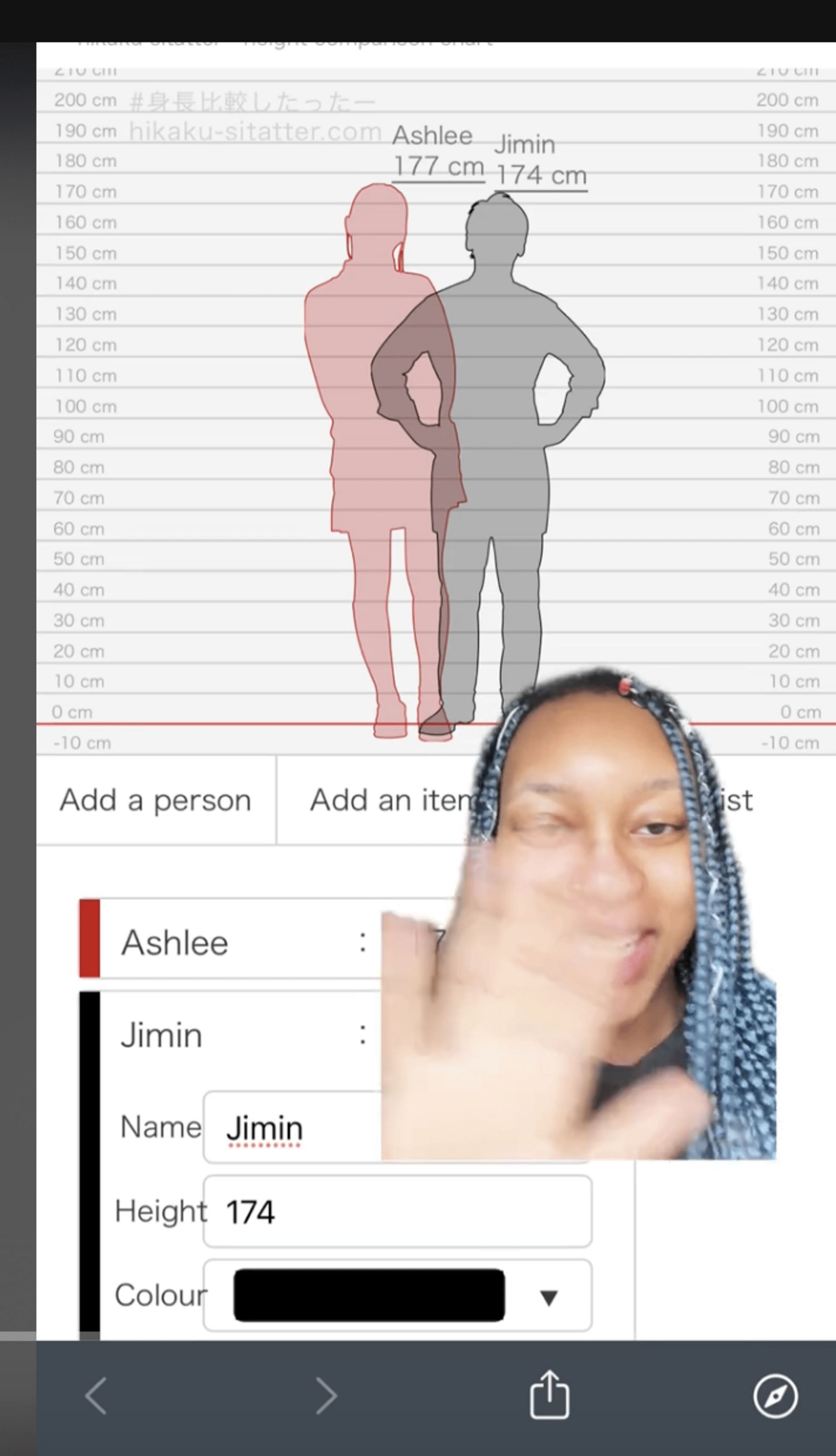 Social media users go gaga over new TikTok trend that lets one compare their heights to other things and people. (Image via TikTok)