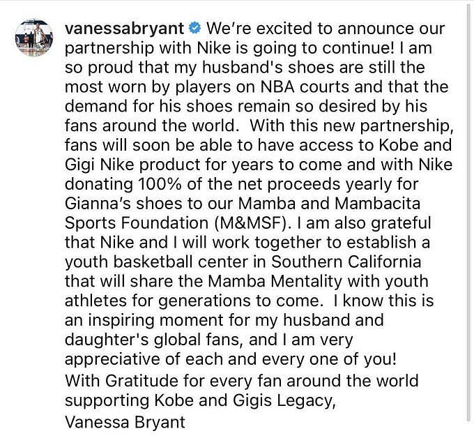 Reselling Secrets on Instagram: Nike is planning to relaunch the Kobe  brand to continue the legacy of the legendary athlete. With Kobe's being  the most popular sneaker for the sport, the brand