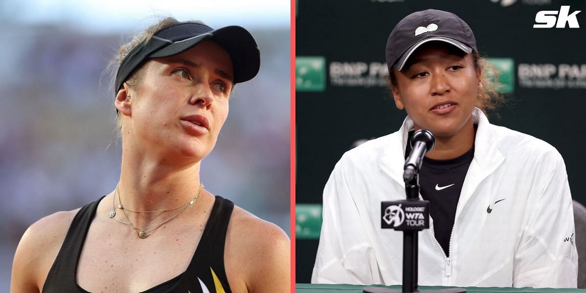 Elina Svitolina and Naomi Osaka (Left to Right)