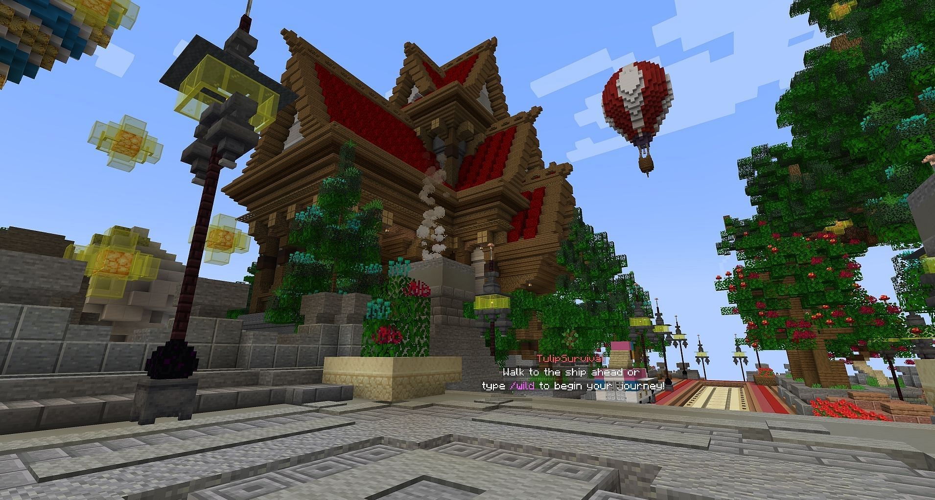 TulipSurvival is a top SMP server that supports MC 1.20 (Image via Mojang)