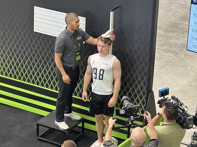 2022 NHL Combine Heights & Weights