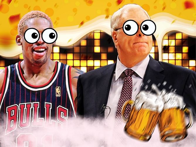 “When Dennis went to a bar, all bets were off” – Phil Jackson on Dennis Rodman’s infamous partying obsession
