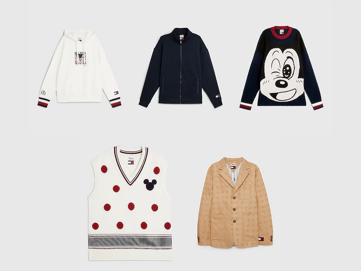The newly released Tommy Hilfiger x Disney 100th anniversary collection features Mickey Mouse and his friends in a popular comic cartoon style (Image via Sportskeeda)