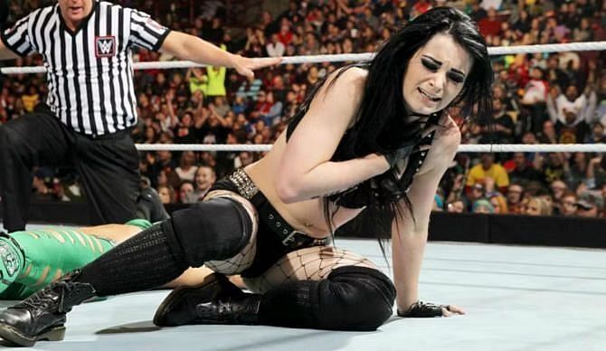 [Image Credits: Sportskeeda] Neck injury of Paige