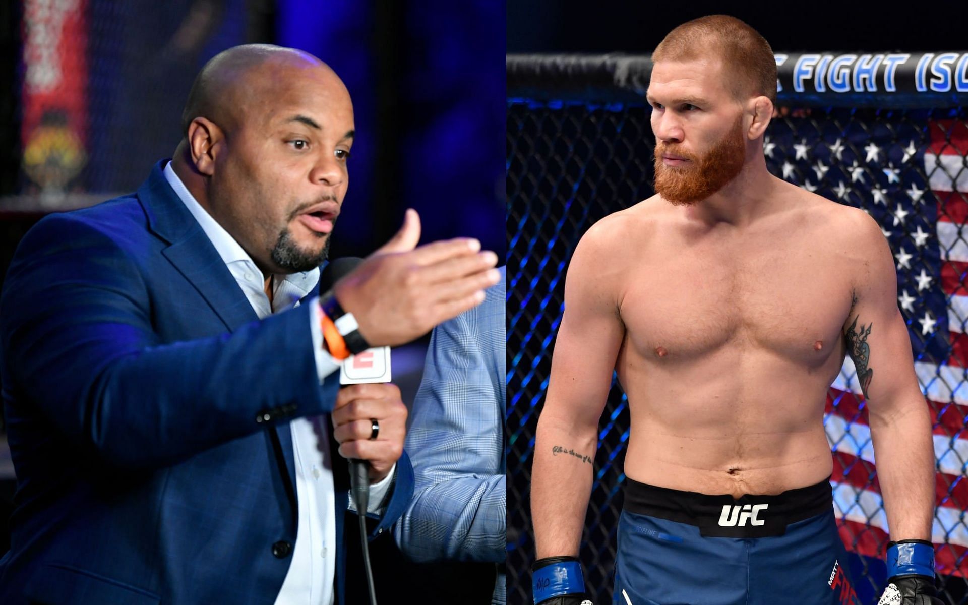 Daniel Cormier (left) and Matt Frevola (right) [Images Courtesy: @GettyImages]