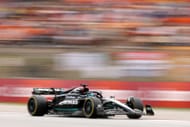 George Russell's W14 coursing through the track at the Spanish GP (Photo by Adam Pretty/Getty Images)