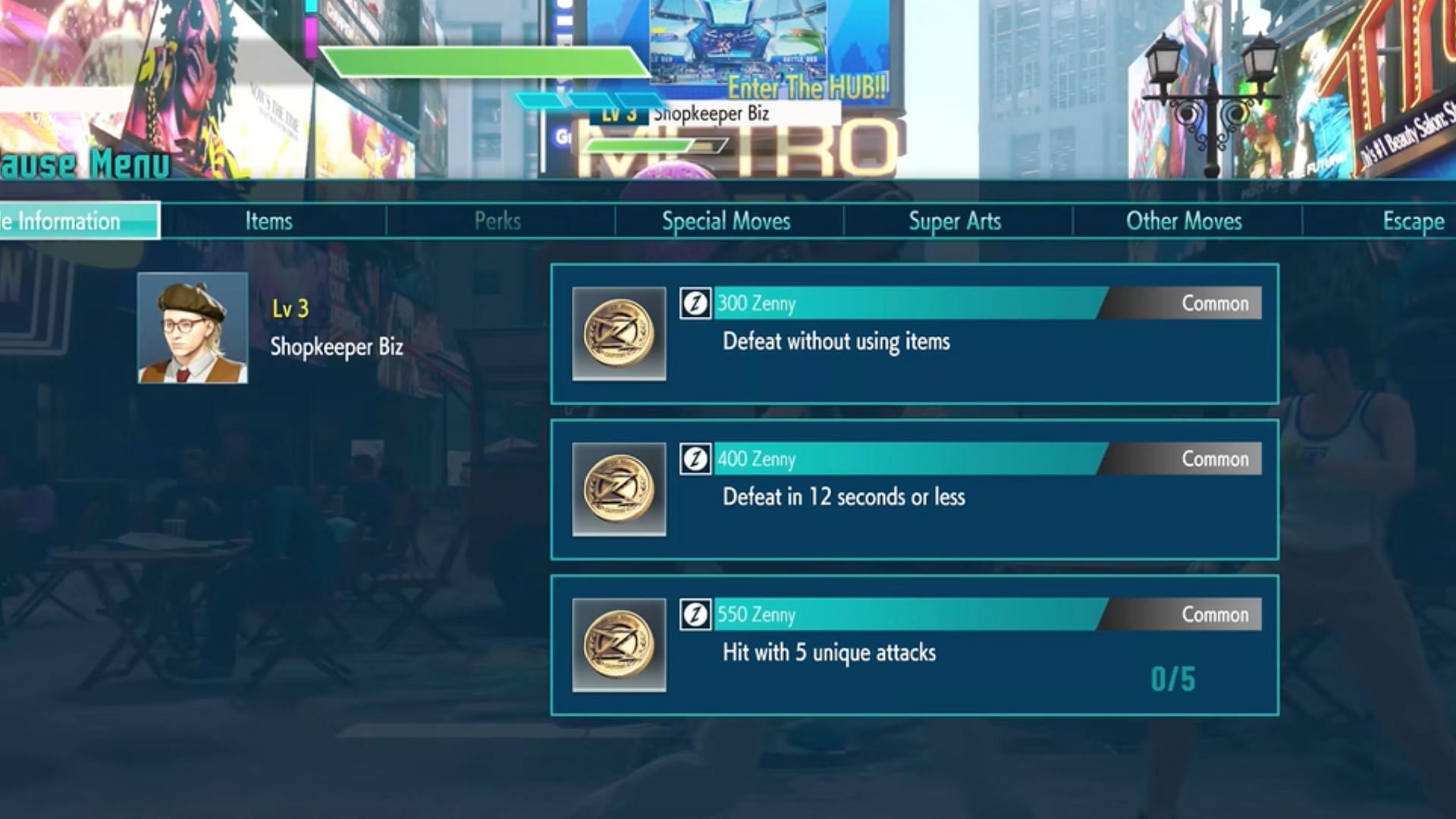 Complete the objectives of a specific battle to earn Zenny (Image via Capcom)