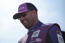 Bubba Wallace reacts to NASCAR’s suspension of Chase Elliott