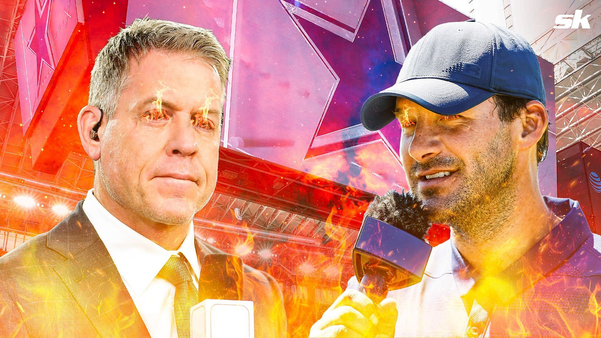 Fans react to Troy Aikman vs Tony Romo debate