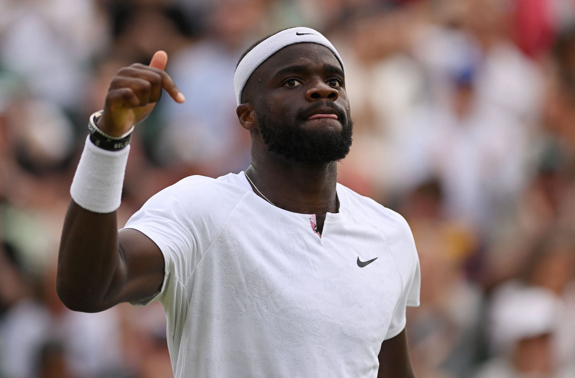 Frances Tiafoe at Wimbledon 2022