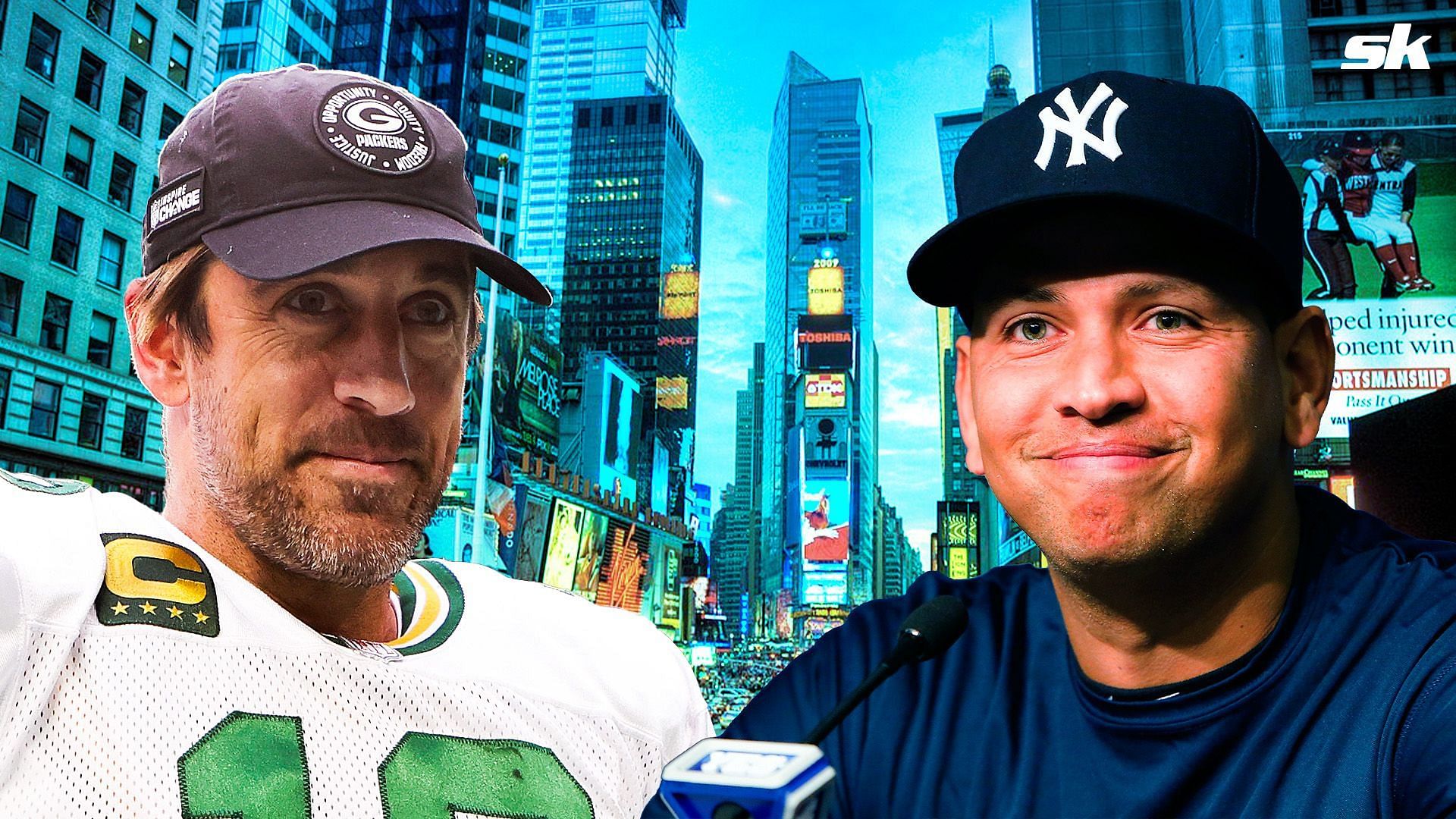 Aaron Rodgers has the backing of... ARod!