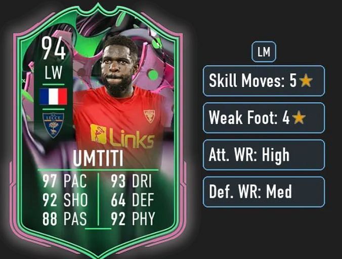 Samuel Umtiti Shapeshifters SBC FIFA 23 Samuel Umtiti Shapeshifters