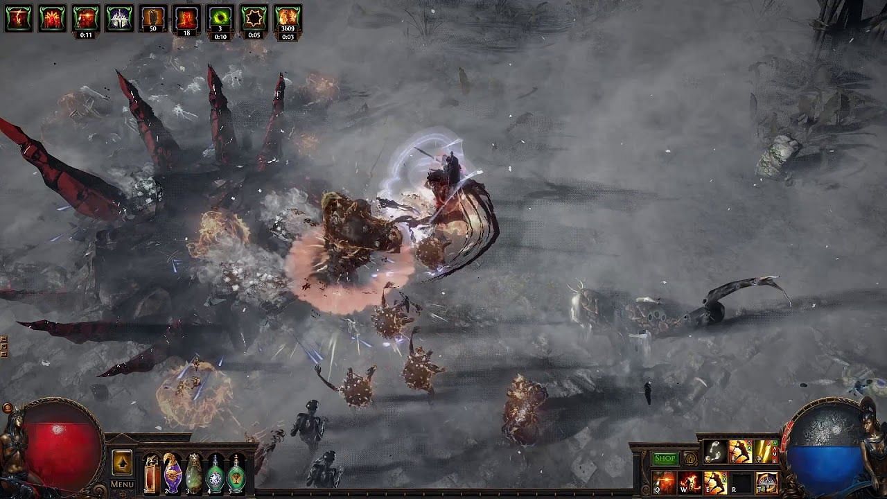 Path of Exile - Gameplay (Image via Grinding Gear Games)