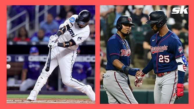 Minnesota Twins DH Byron Buxton on former teammate Luis Arraez: "Hitting is hard. He makes it look like it's a backyard baseball game"
