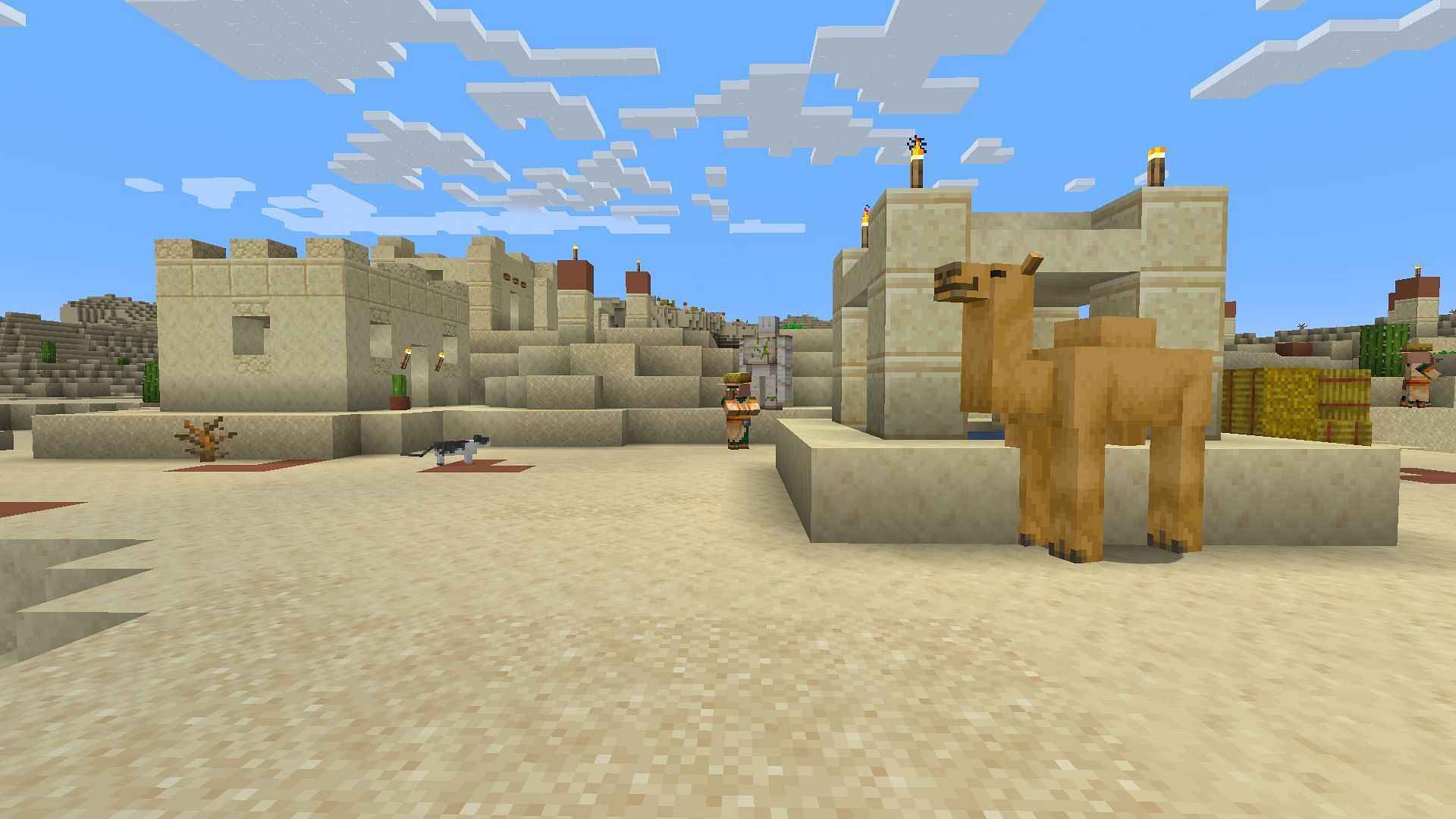 Camels should be easy to find in this particular Minecraft seed (Image via Mojang)