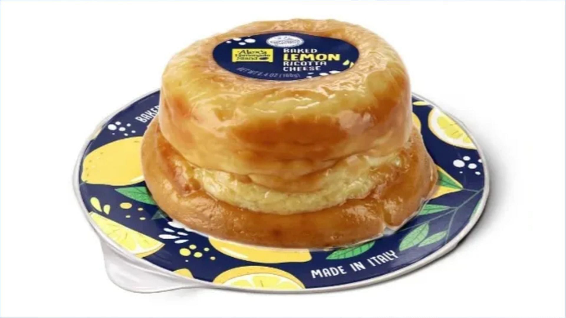 Emporium Selection Baked Lemon Ricotta (Image via Aldi)