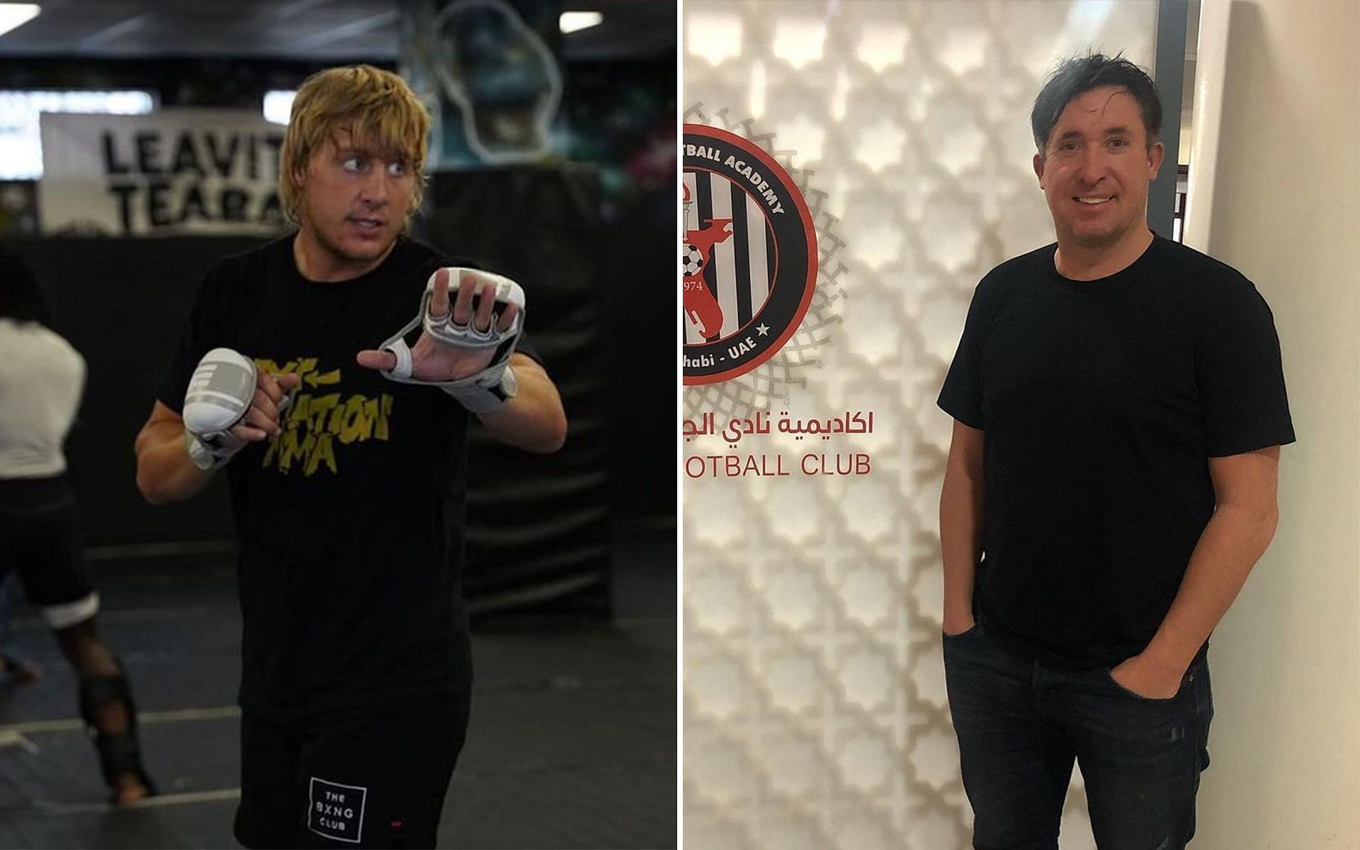 Paddy Pimblett (L) and Robbie Fowler (R) Images via @theufcbaddy and @rob9fowler Instagram