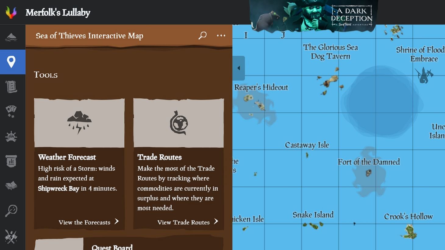 Sea of Thieves guide: How to track storms?