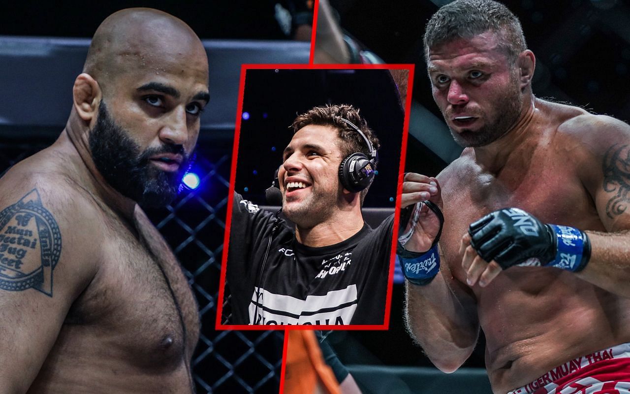 Arjan Bhullar, Marcus Almeida, and Anatoly Malykhin - Photo by ONE Championship