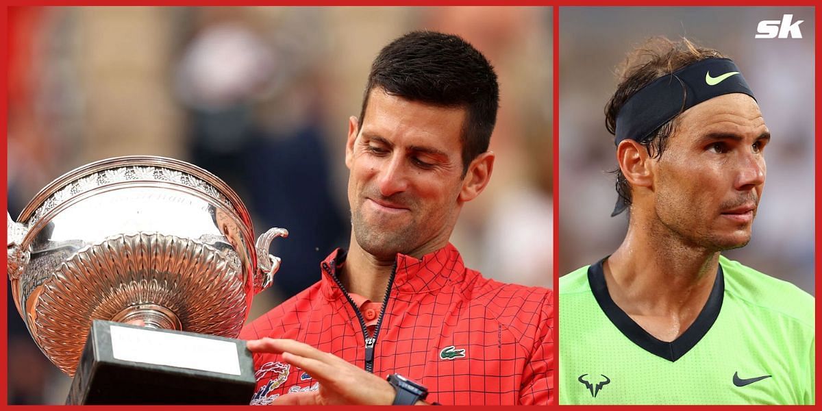 Novak Djokovic and Rafael Nadal