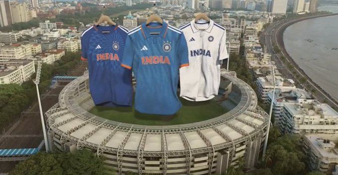 Adidas reveals new jerseys for Indian cricket team. Here's how to get it  for free