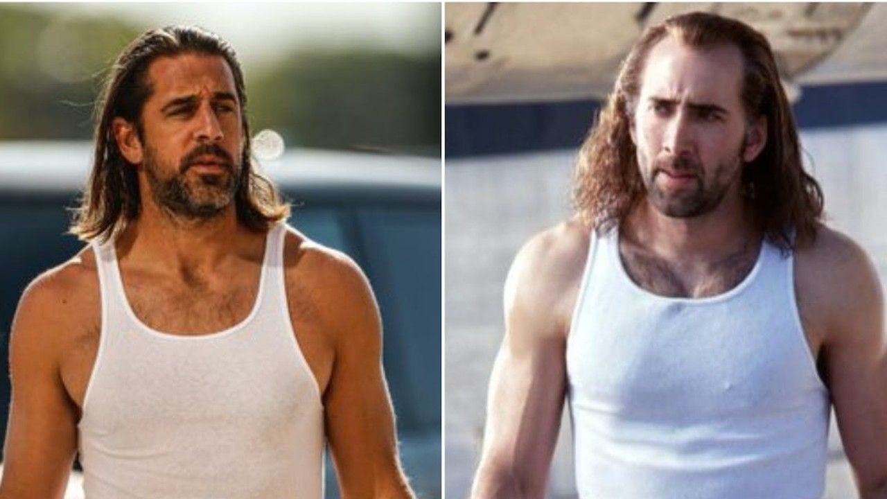 Aaron Rodgers Dressed Like Nic Cage In 'Con Air' For Camp