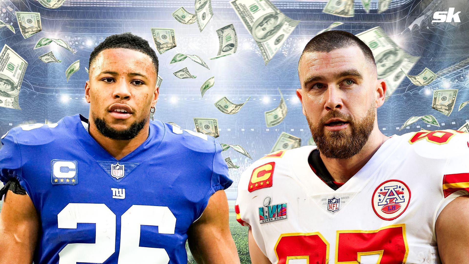 Travis Kelce says Giants' Saquon Barkley should not skip season