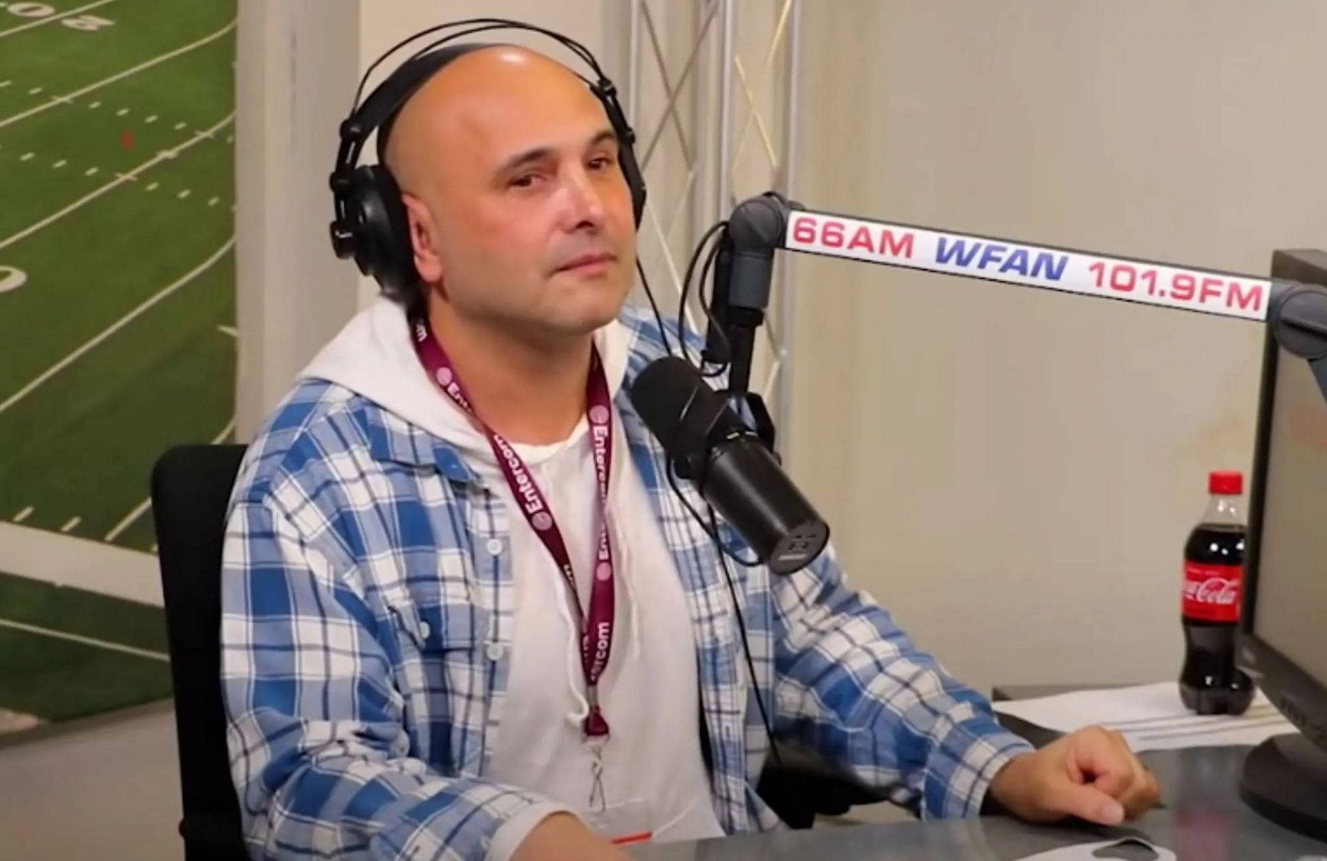 Craig Carton on air at WFAN radio