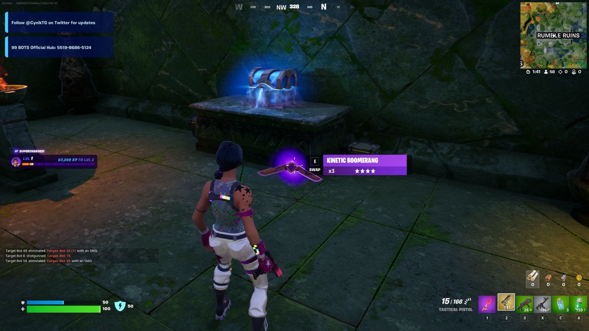 The new weapon can be found in various loot sources (Image via Epic Games)