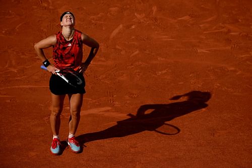 A dejected Muchova reflected on just how close she had come to a maiden Grand Slam win