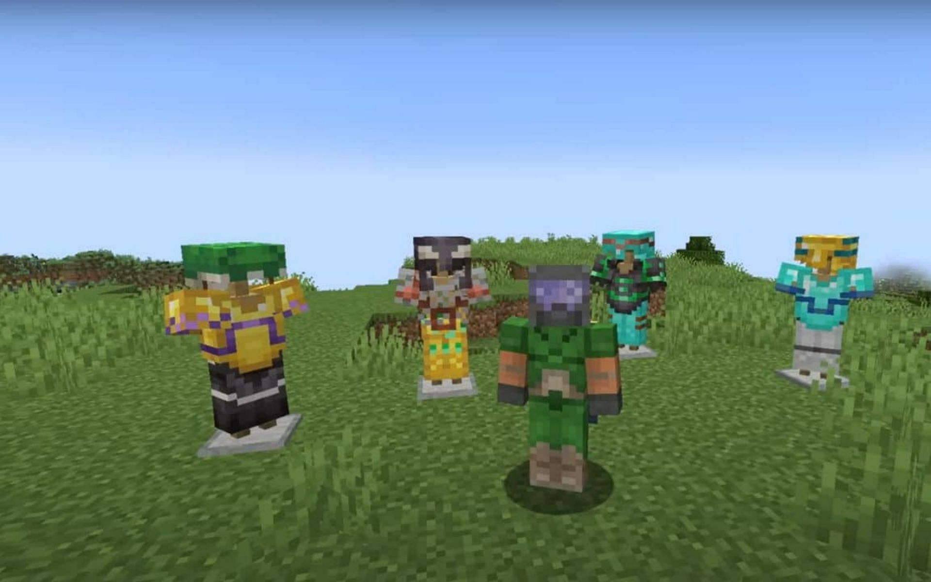 Armor trims are the latest trend in Minecraft (Image via Mojang)