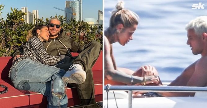 "Someone is enjoying their holiday"- Fans react as Milan star Theo Hernandez is spotted cozying up with partner Zoe Cristofoli