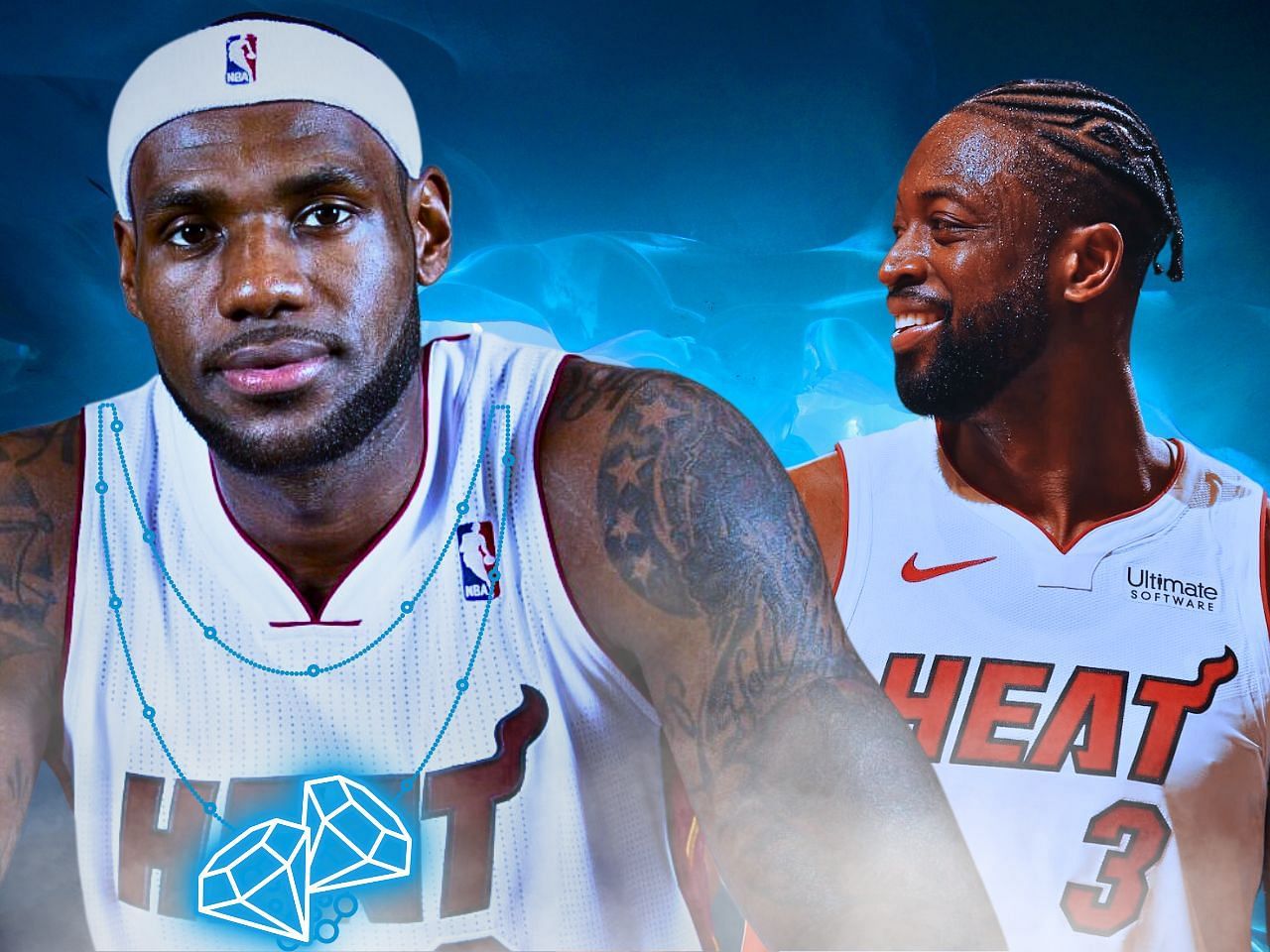 Dwyane Wade trolled LeBron James for his ice after a practice when they were on the Miami Heat.
