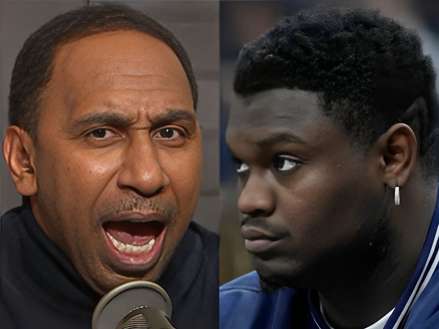 ESPN analyst Stephen A. Smith and New Orleans Pelicans star forward Zion Williamson