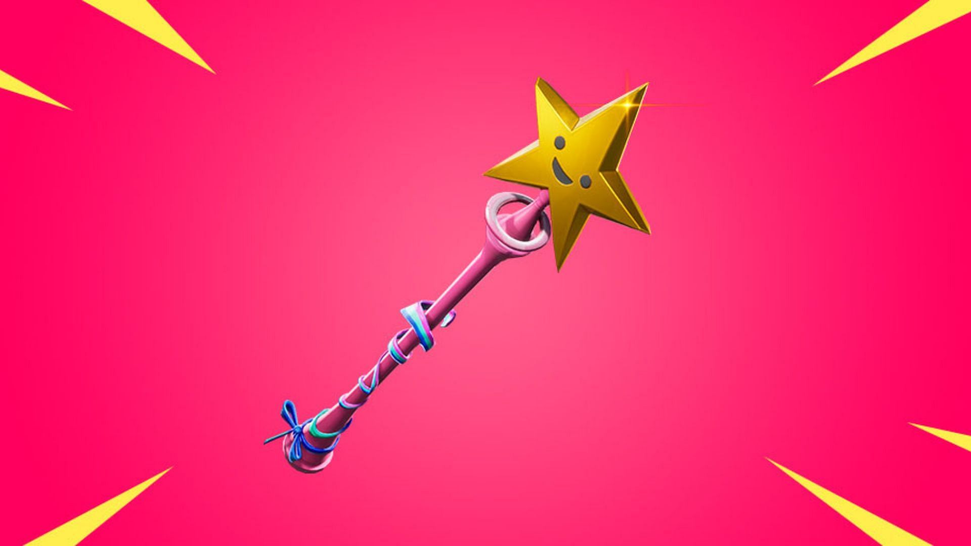 What does the pickaxe you use say? (Image via Epic Games)
