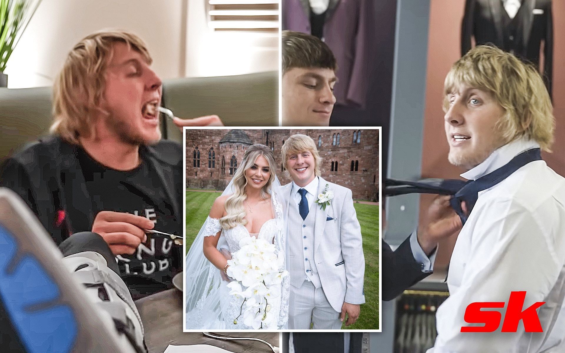 Paddy Pimblett wedding: [Images via: Paddy the Baddy| YouTube and @theufcbaddy on Instagram]