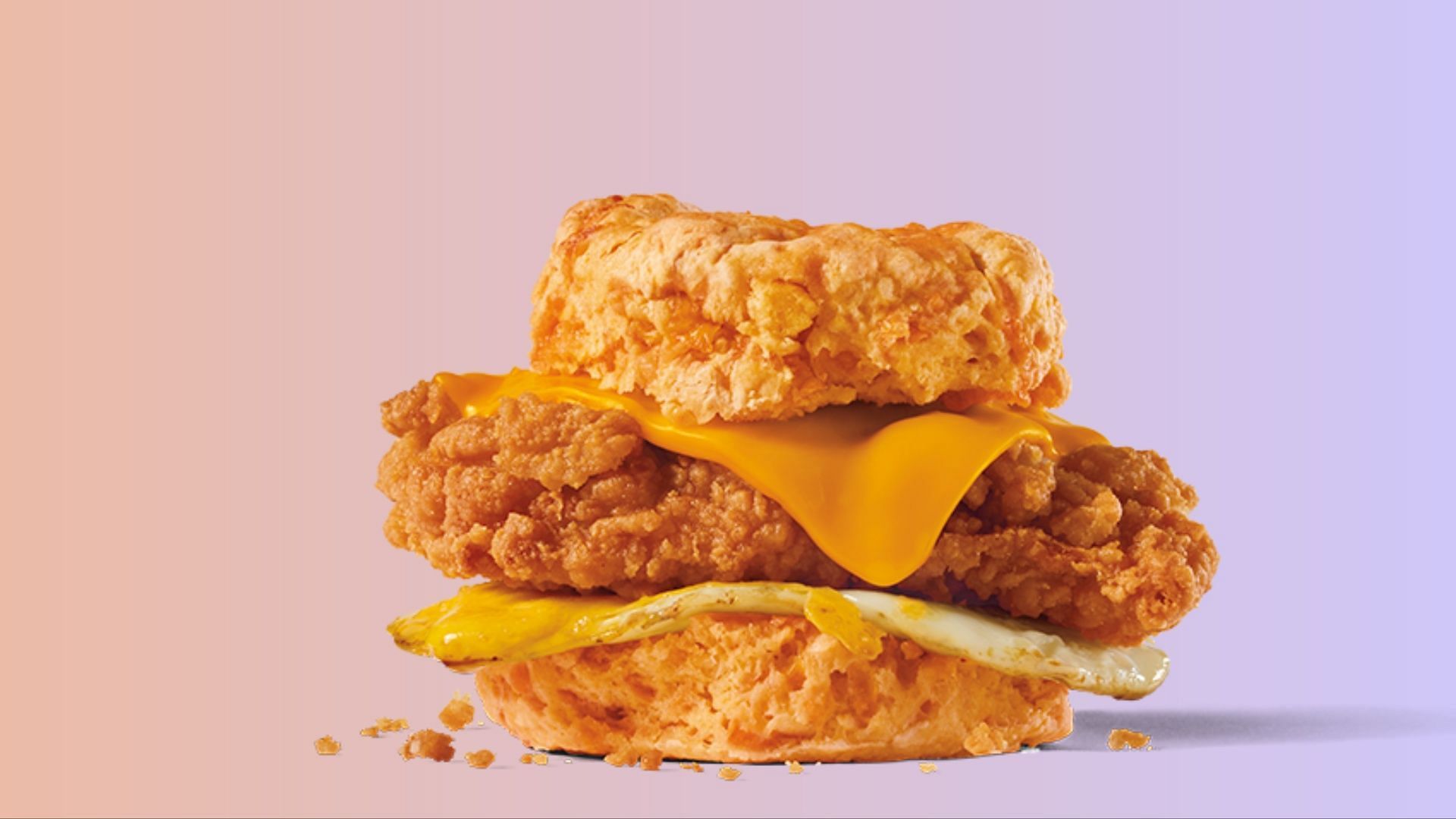 Chicken Cheddar Biscuit Breakfast Sandwich (Image via Jack in the Box)