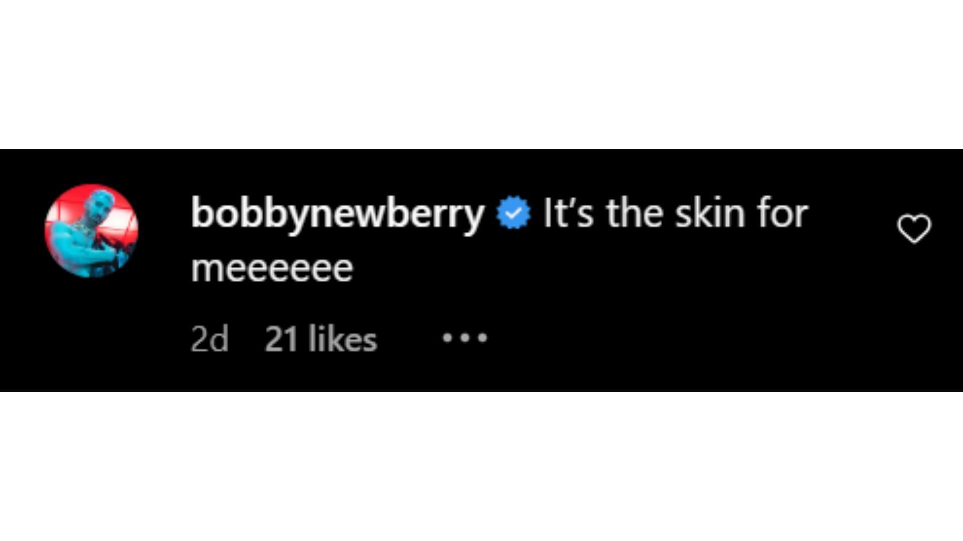 Bobby Newberry&#039;s reaction