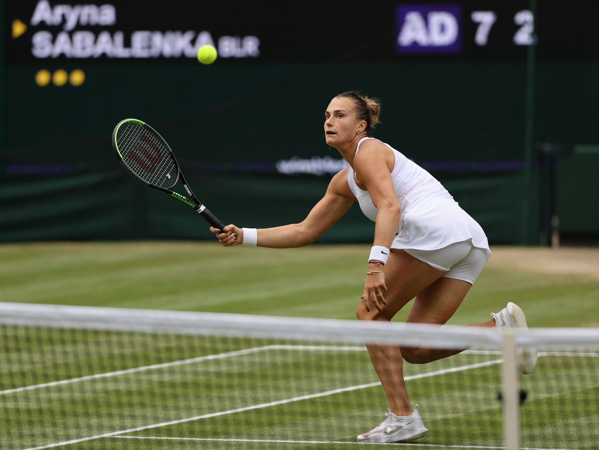 Aryna Sabalenka at the 2021 Wimbledon Championships.