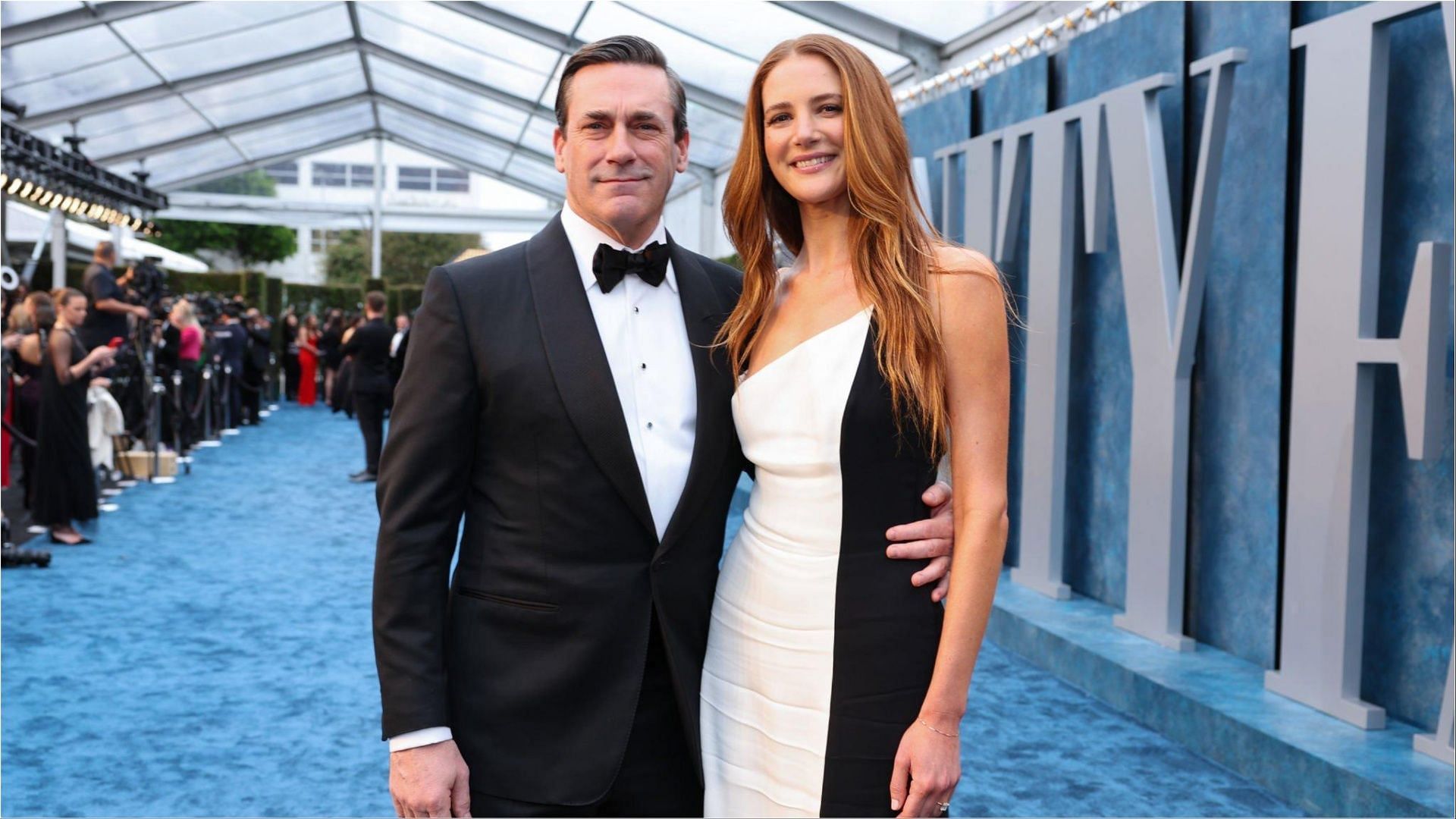 Jon Hamm and Anna Osceola first met back in 2015 (Image via Cindy Ord/Getty Images)