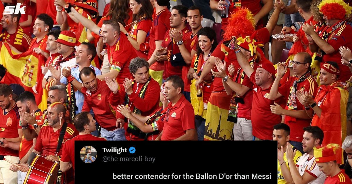 Football fans have hailed Rodri following Spain